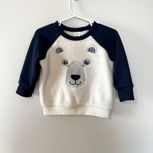 Carters baby boy polar bear sweatshirt